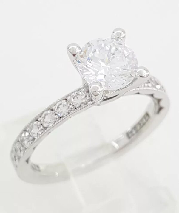 TACORI Sculpted Crescent 41-2.5RD Semi-Mount Engagement Ring 18k Gold Rtl 3,990
