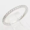 The Leo Round Diamond Half Circle Wedding Band 0.22 ct 14k White Gold Rtl 1,400