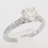 Tacori Dantela Round Diamond Engagement Ring 18k White Gold 1.11 ct GIA Rtl 8.5K