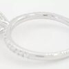 Emerald Cut Diamond 1.05 ct Engagement Ring 18K White Gold GIA D/Flawless
