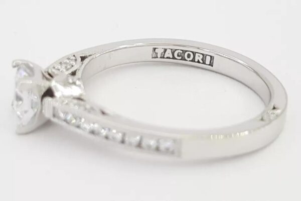 TACORI 3003 Simply Tacori Princess Semi-Mount Engagement Ring 18k Gold Rtl 3,490