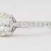 Tacori Dantela Round Diamond Engagement Ring 18k White Gold 1.11 ct GIA Rtl 8.5K