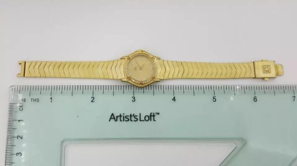 Ebel Sport Wave 18K Yellow Gold Quartz Ladies Watch 57 Grams 6.25" Ref 866902