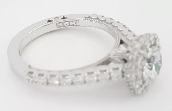 Tacori Full Bloom 37-2CU6 Semi-Mount 0.74 ct Engagement Ring 18k Gold Rtl 6,210