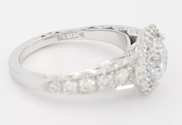Tacori Blooming Beauties HT2516CU Semi-Mount Engagement Ring 18k Gold Rtl 6,990