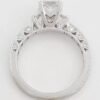 Tacori HT2430SM Semi-Mount Princess 3-Stone 0.64 ct 18k Engagement Ring Rtl 6490