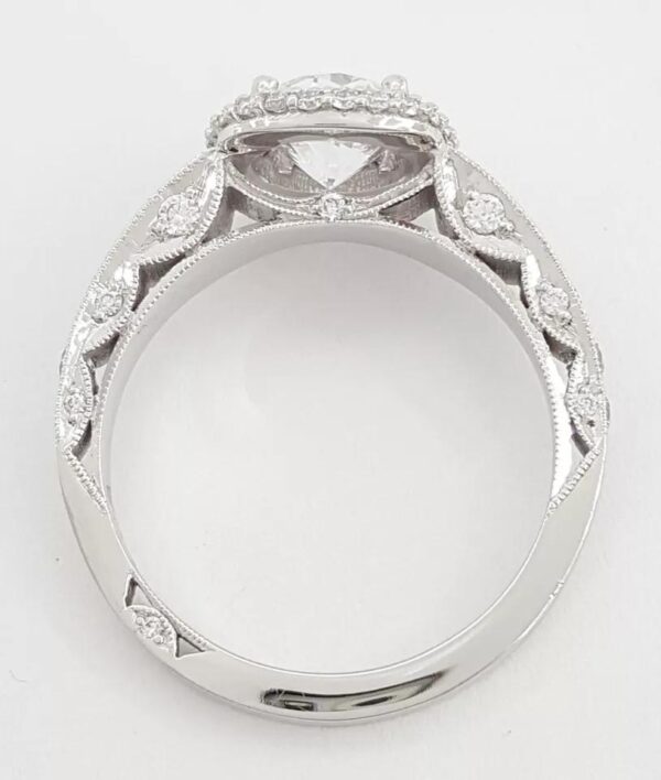 Tacori Blooming Beauties HT2516CU Semi-Mount Engagement Ring 18k Gold Rtl 6,990