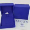 Tacori Dantela Halo Diamond Engagement Ring 0.65 ct 18k W Gold GIA Rtl 5K