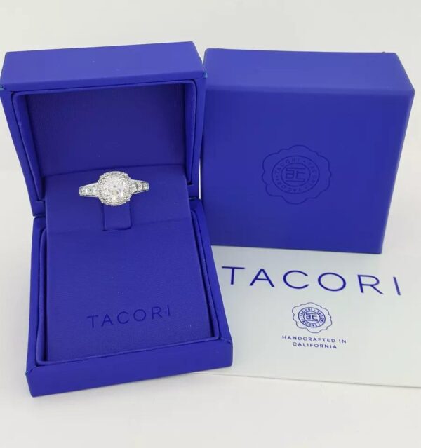 Tacori Blooming Beauties HT2516CU Semi-Mount Engagement Ring 18k Gold Rtl 6,990