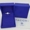TACORI Sculpted Crescent 57-2PR Princess 18k Semi-Mount Engagement Ring Rt 2390