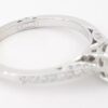 Tacori Dantela Round Diamond Engagement Ring 18k White Gold 1.11 ct GIA Rtl 8.5K