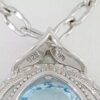 Tacori SN1420233 Island Rains Topaz Circle Pendant in Sterling Silver & 18K Gold