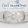 Leo Round Diamond Engagement Ring 1.69 ct 14K White Gold & Platinum Retail 8.5K