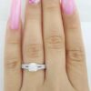 Cushion Brilliant Cut Diamond Split Shank Engagement Ring 1.01 ct Retail 6500