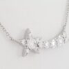 Hearts on Fire HoF Illa Comet Diamond Necklace 0.85ct 18K White Gold Rtl 7,689