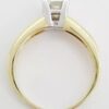 Princess Cut Diamond Solitaire Engagement Ring 0.74 ct 14K Yellow Gold Rtl 2,995