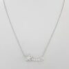 Hearts on Fire HoF Illa Comet Diamond Necklace 0.85ct 18K White Gold Rtl 7,689