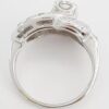 Antique Vintage Old European Cut Diamond Statement Ring 1.15 ct White Gold