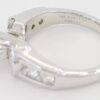 Leo Round Diamond Engagement Ring 1.69 ct 14K White Gold & Platinum Retail 8.5K