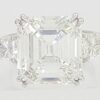 Asscher & Shield Cut Diamond Engagement Ring 12.48 ct E/IF GIA Rtl $1,655,000.