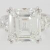 Asscher & Shield Cut Diamond Engagement Ring 12.48 ct E/IF GIA Rtl $1,655,000.