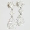 Bvlgari Bulgari Shield & Asscher Cut Diamond Drop Earrings 13.97 ctw Rt $1 Mil