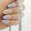 Round Baguette Diamond Chain Necklace 14K White Gold 20.28ct 6.9mm 21.5" Rtl$47k