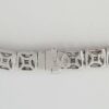 Round Baguette Diamond Chain Necklace 14K White Gold 20.28ct 6.9mm 21.5" Rtl$47k