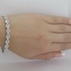 Marquise Cut Diamond Line Tennis Bracelet 7" 12 ct 18K White Gold Rtl $36K