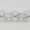 Marquise Cut Diamond Line Tennis Bracelet 7" 12 ct 18K White Gold Rtl $36K
