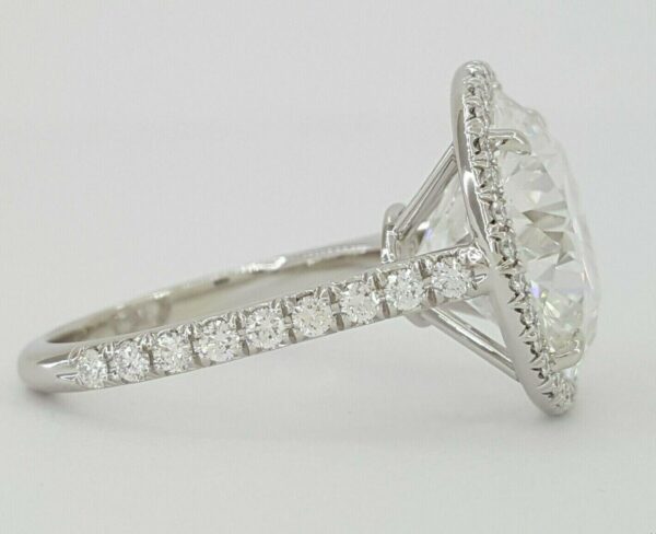 Tiffany & Co Platinum Soleste 8.66 ct Round Diamond Engagement Ring E / VVS2