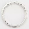 TACORI Sculpted Crescent 2649-15B12 Platinum 0.17 Diamond Band Rtl 2,990 Sz 6.5