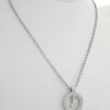Roberto Coin Cento Baby O Diamond Circle Pendant 0.82 ct 19 mm 18K W Gold 8,925