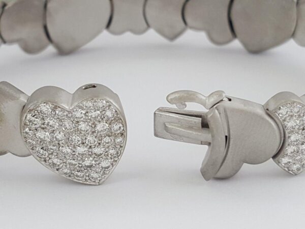 Fred of Paris Diamond Heart Earrings Ring Bracelet Set 8.32 ct 18K Rtl 30,000+