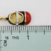 Aaron Basha Diamond Pave Shoe Charm Pendant 18k Yellow Gold
