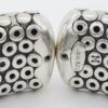 John Hardy Sterling Silver Dot Flex Cuff Bracelet 22.3 mm 107.2 grams