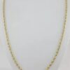 14K Yellow Gold Diamond Cut Rope Chain Necklace 30" 33.7 Grams 3.7 mm