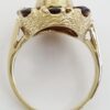 Vintage Old European Cut Garnet 14k Yellow Gold Ring 2.4 ct 5.7 Grams