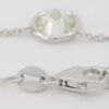 Natural Round Diamond By The Yard Solitaire Necklace 0.82 ct 14K W Gold Rtl $4k