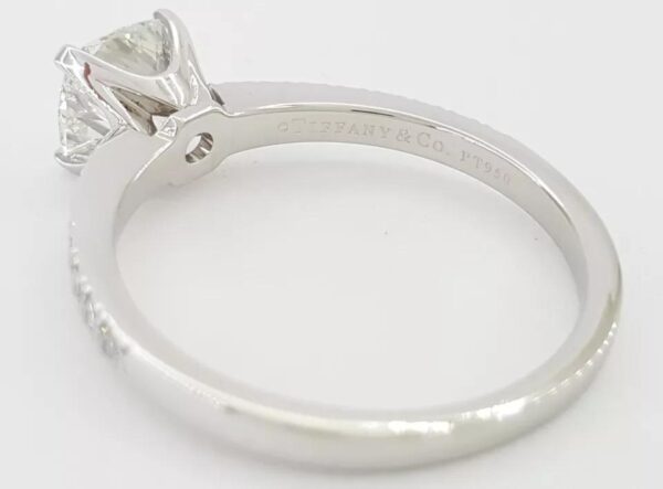Tiffany & Co Novo Cushion Cut Diamond Engagement Ring 1.23 ct Rtl $15.5K