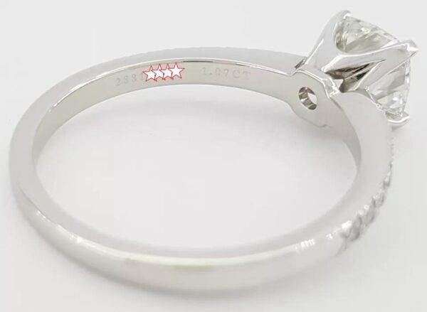 Tiffany & Co Novo Cushion Cut Diamond Engagement Ring 1.23 ct Rtl $15.5K