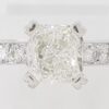 Radiant Cut Diamond Platinum Engagement Ring 1.8 ct Retail $15,500