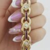 Ruby & Diamond Yellow Gold Tennis Bracelet 2.9 ct 14k 28 Grams 7.25"