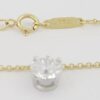 Tiffany & Co Round Diamond Solitaire Pendant 0.77 ct H/VS1 16" Retail $9k