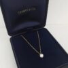 Tiffany & Co Round Diamond Solitaire Pendant 0.77 ct H/VS1 16" Retail $9k