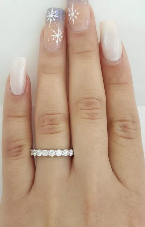 Tiffany & Co Forever Full Circle Eternity Diamond Band Ring 1.8 ct Plat Rtl $12k