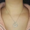 Tiffany & Co Elsa Peretti Diamond Open Heart Necklace 22 mm 0.95 ct Plat $18,500