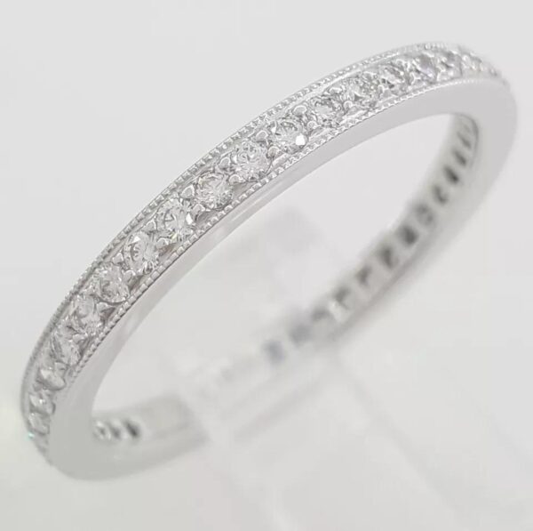 Tiffany & Co Legacy Full Circle Eternity Diamond Band Ring 0.5 ct Platinum
