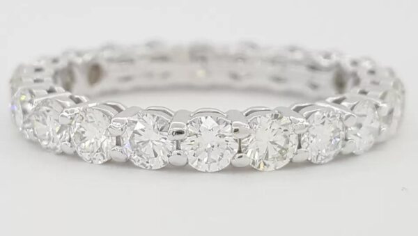 Tiffany & Co Forever Full Circle Eternity Diamond Band Ring 1.8 ct Plat Rtl $12k