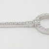 Tiffany & Co. Keys Oval Top Diamond Key Pendant Platinum 0.58 ct 1.5" Retail 7K